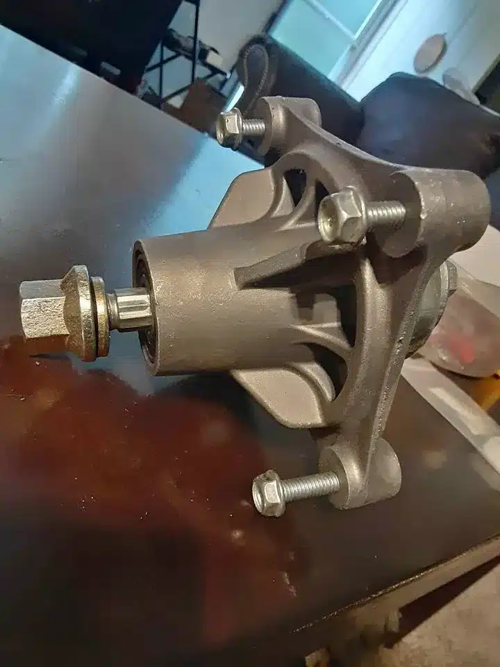 Lawn mower spindle