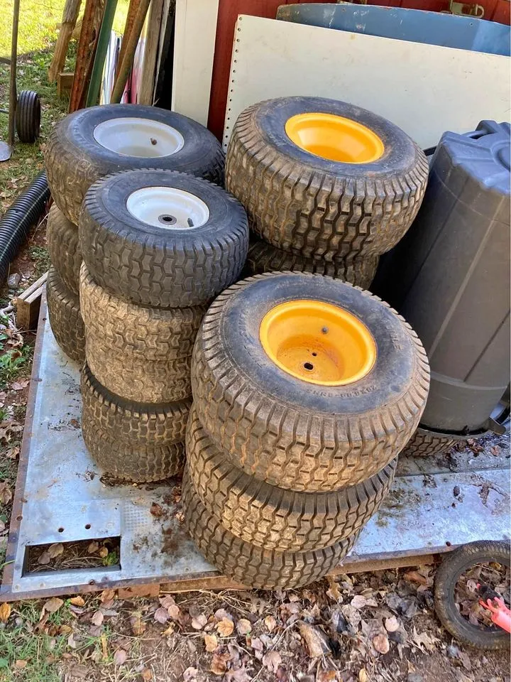 Tires for lawn mower