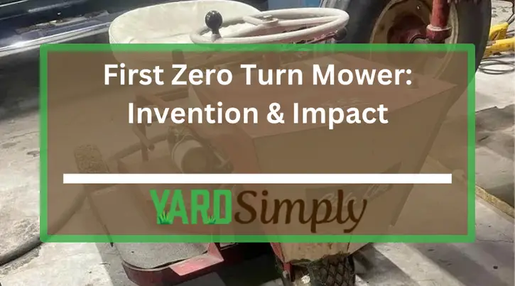 First Zero Turn Mower: Invention & Impact