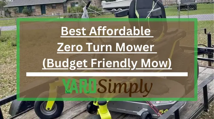 Best Affordable Zero Turn Mower (Budget Friendly Mow)