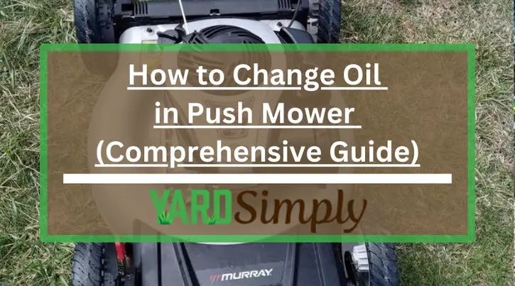 How to Change Oil in Push Mower (Comprehensive Guide)