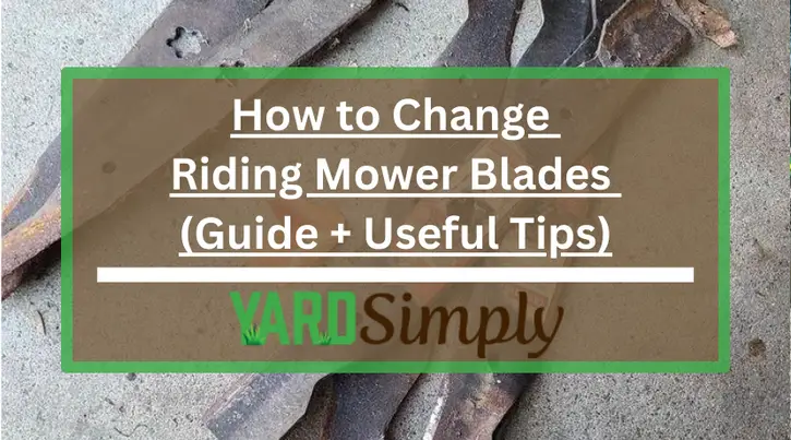 How to Change Riding Mower Blades (Guide + Useful Tips)