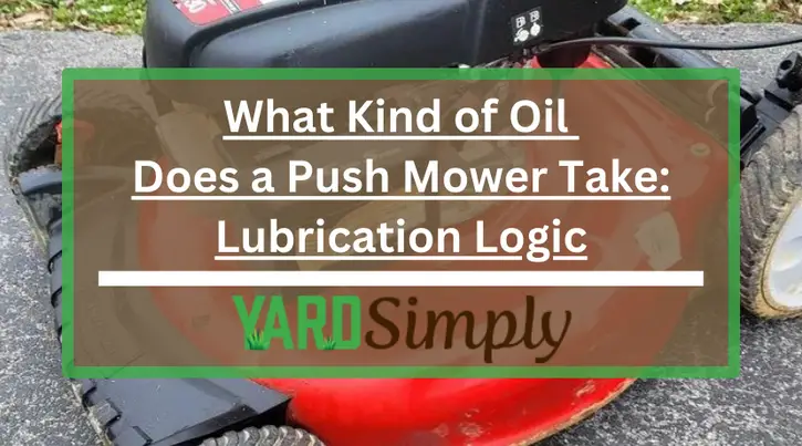 What Kind of Oil Does a Push Mower Take: Lubrication Logic