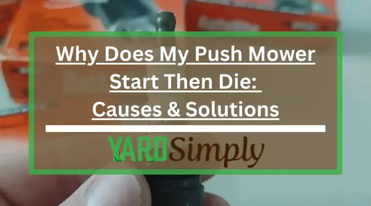 Why Does My Push Mower Start Then Die: Causes & Solutions
